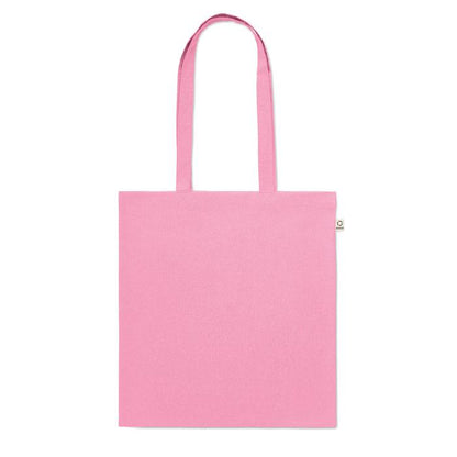 Baby Pink - Side - MidOcean Viveka Recycled Cotton Tote Bag