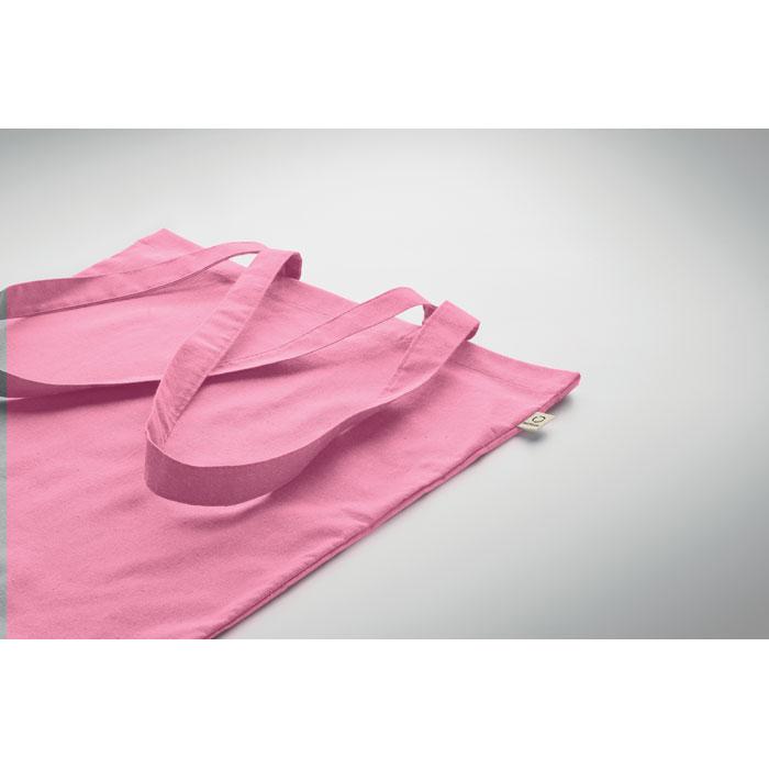 Baby Pink - Lifestyle - MidOcean Viveka Recycled Cotton Tote Bag
