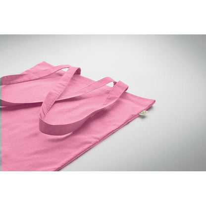 Baby Pink - Lifestyle - MidOcean Viveka Recycled Cotton Tote Bag