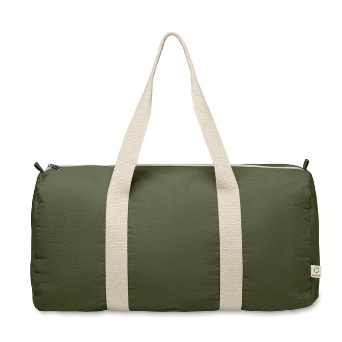 Army Green - Side - MidOcean Sinn Recycled Cotton Duffle Bag