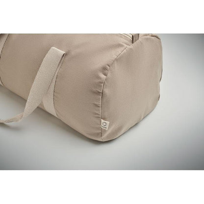 Khaki Brown - Pack Shot - MidOcean Sinn Recycled Cotton Duffle Bag