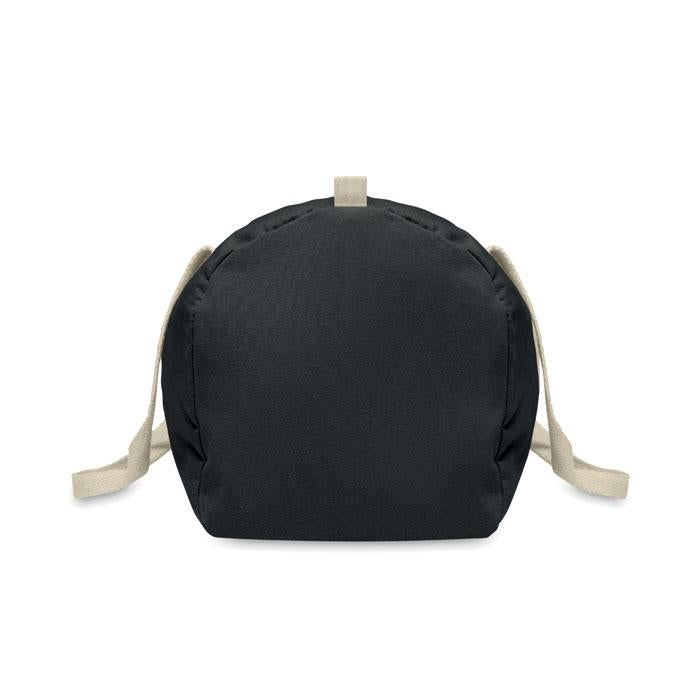 Black - Back - MidOcean Sinn Recycled Cotton Duffle Bag