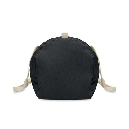 Black - Back - MidOcean Sinn Recycled Cotton Duffle Bag