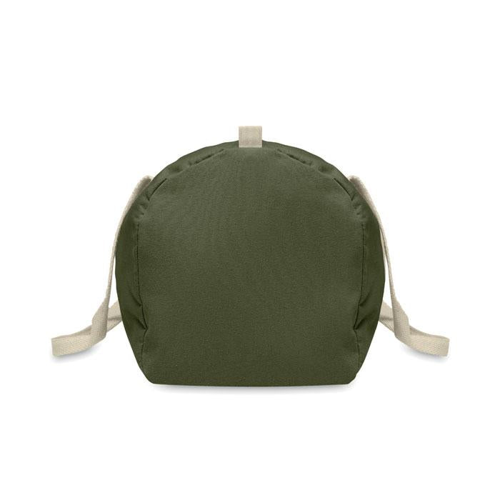 Army Green - Back - MidOcean Sinn Recycled Cotton Duffle Bag