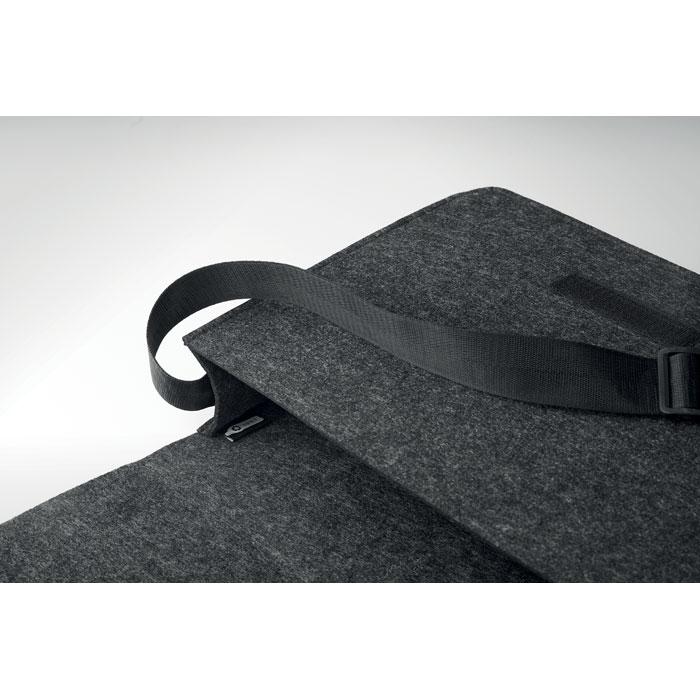Stone Grey - Pack Shot - MidOcean Baglo RPET Felt Laptop Bag