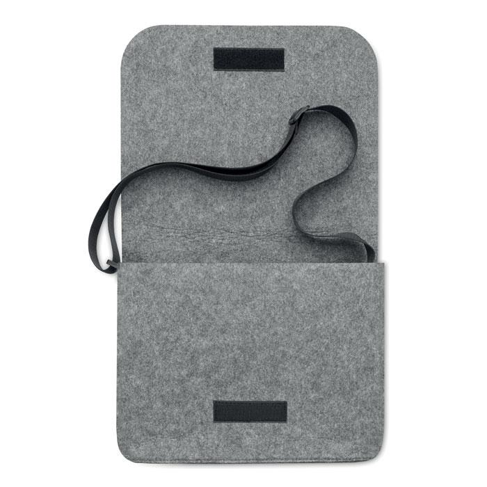 Grey - Lifestyle - MidOcean Baglo RPET Felt Laptop Bag