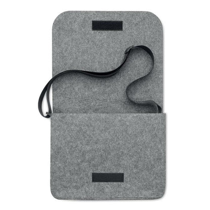 Grey - Lifestyle - MidOcean Baglo RPET Felt Laptop Bag