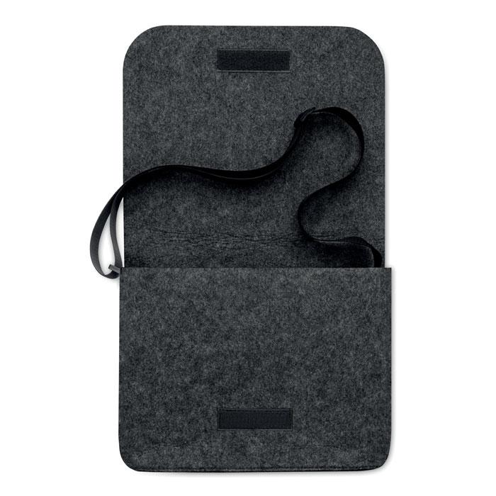 Stone Grey - Lifestyle - MidOcean Baglo RPET Felt Laptop Bag