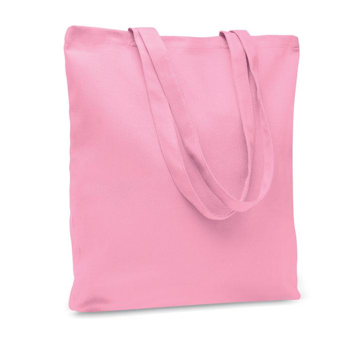 Baby Pink - Front - MidOcean Rassa Canvas Shopper Bag