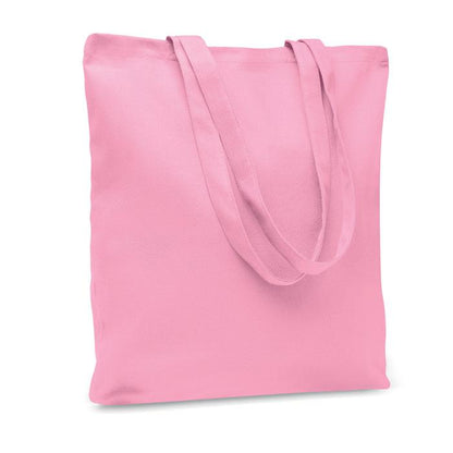 Baby Pink - Front - MidOcean Rassa Canvas Shopper Bag
