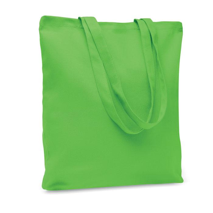 Lime - Front - MidOcean Rassa Canvas Shopper Bag