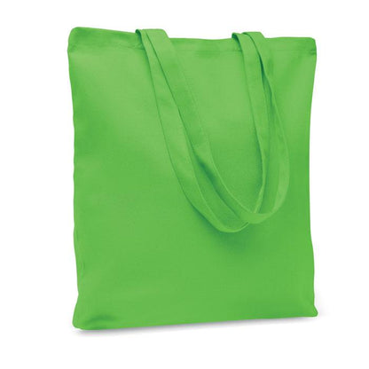 Lime - Front - MidOcean Rassa Canvas Shopper Bag