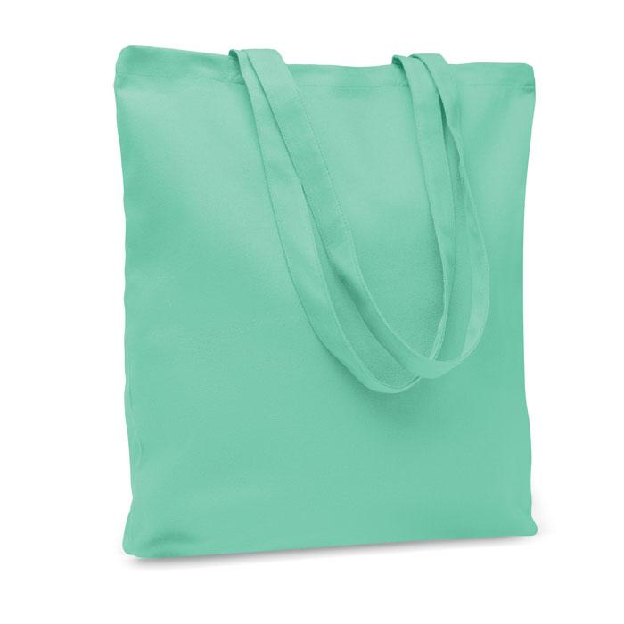 Mint Green - Front - MidOcean Rassa Canvas Shopper Bag