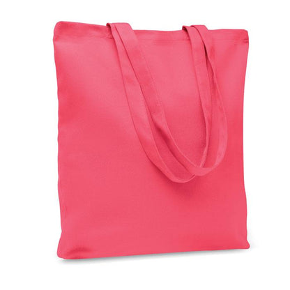Fuchsia - Front - MidOcean Rassa Canvas Shopper Bag