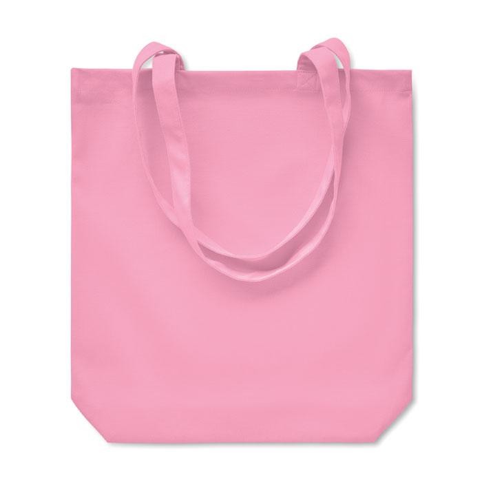 Baby Pink - Back - MidOcean Rassa Canvas Shopper Bag