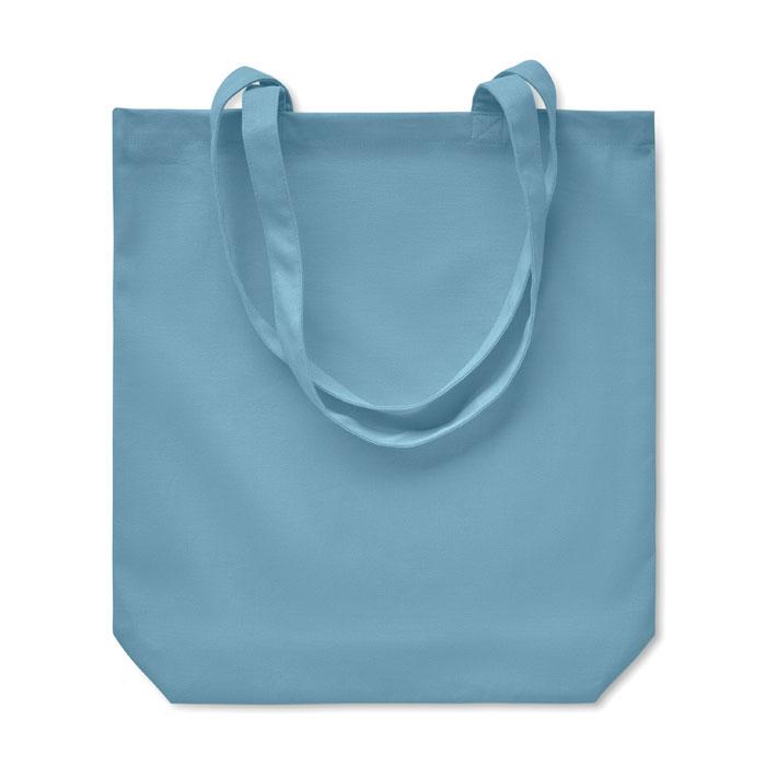 Petrol - Back - MidOcean Rassa Canvas Shopper Bag