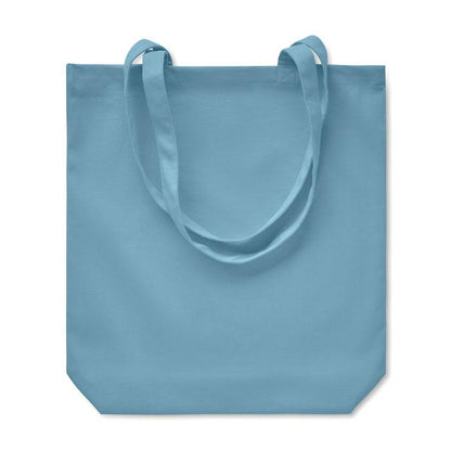Petrol - Back - MidOcean Rassa Canvas Shopper Bag