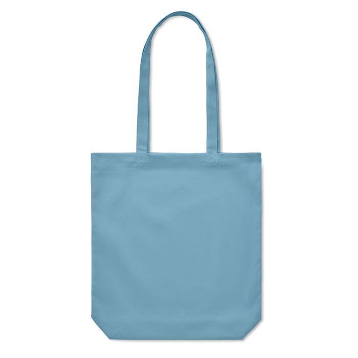 Petrol - Side - MidOcean Rassa Canvas Shopper Bag