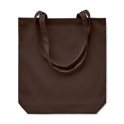 Chocolate - Back - MidOcean Rassa Canvas Shopper Bag