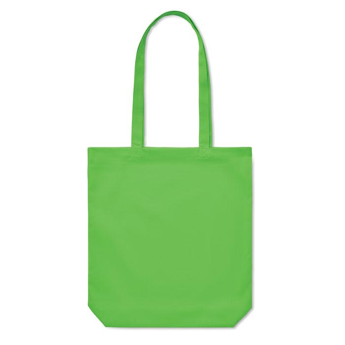 Lime - Side - MidOcean Rassa Canvas Shopper Bag