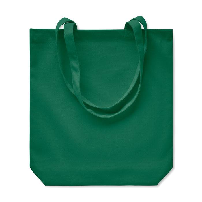 Dark Green - Back - MidOcean Rassa Canvas Shopper Bag
