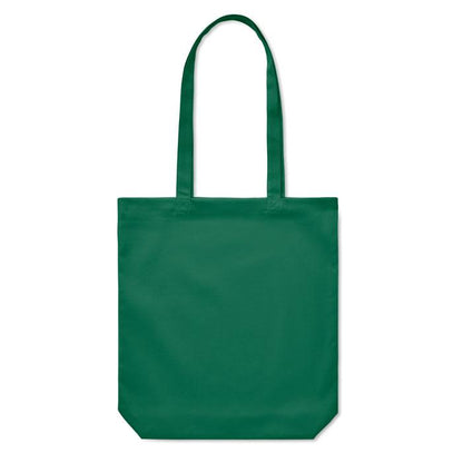Dark Green - Side - MidOcean Rassa Canvas Shopper Bag