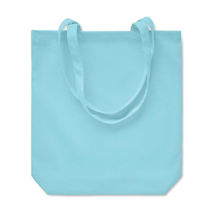 Baby Blue - Back - MidOcean Rassa Canvas Shopper Bag