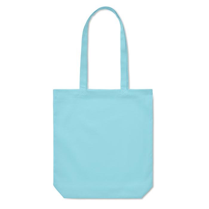 Baby Blue - Side - MidOcean Rassa Canvas Shopper Bag