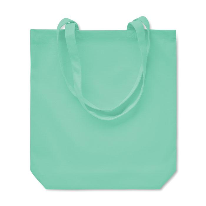 Mint Green - Back - MidOcean Rassa Canvas Shopper Bag