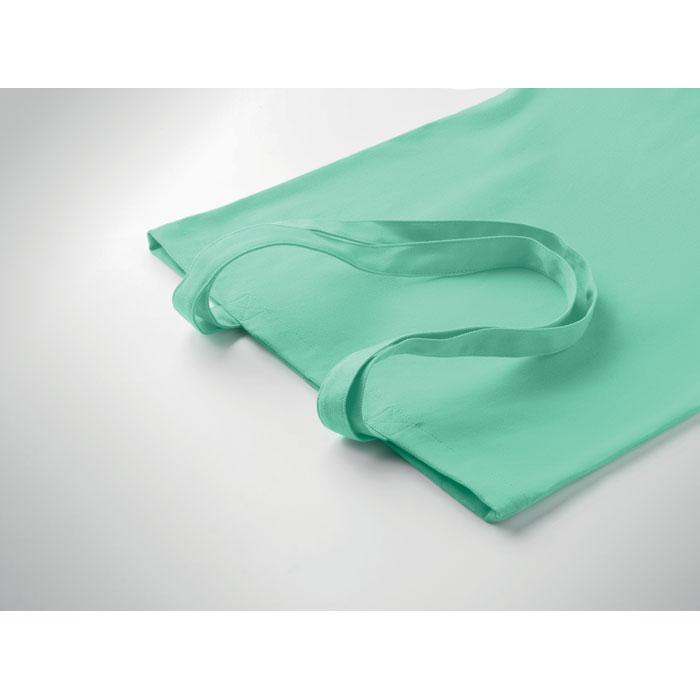 Mint Green - Side - MidOcean Rassa Canvas Shopper Bag