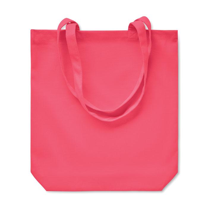 Fuchsia - Back - MidOcean Rassa Canvas Shopper Bag
