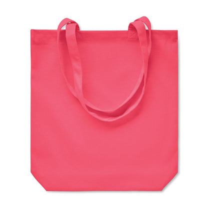 Fuchsia - Back - MidOcean Rassa Canvas Shopper Bag