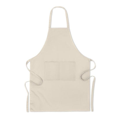 Beige - Front - MidOcean Raipur Colour Organic Cotton Apron