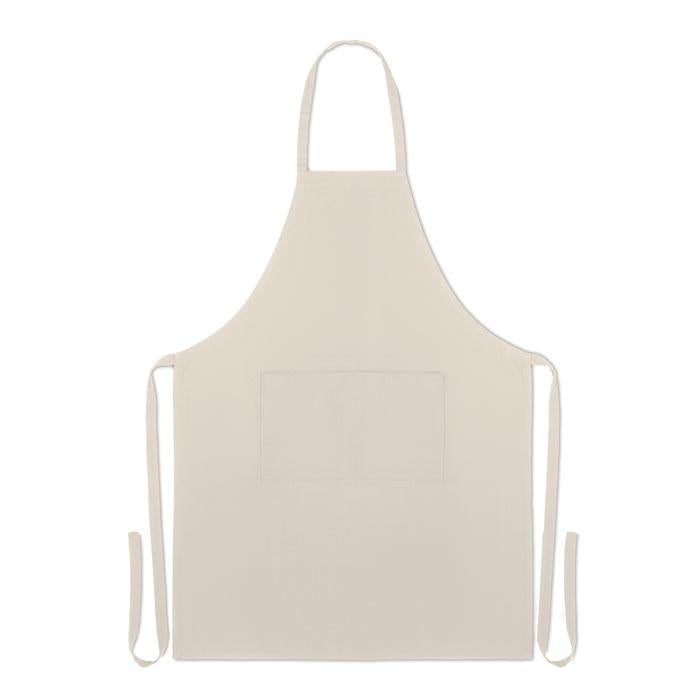 Beige - Side - MidOcean Raipur Colour Organic Cotton Apron