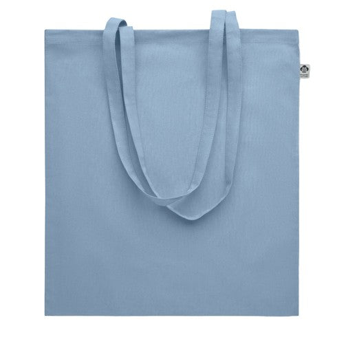 Front - MidOcean Onel Plain Organic Cotton Shopper Bag