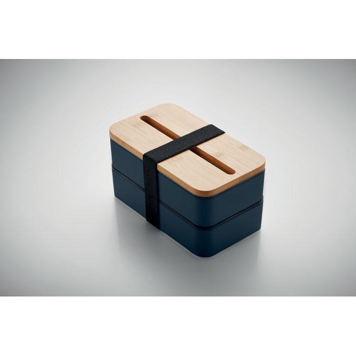 French Navy - Side - MidOcean Wint Polypropylene Lunch Box