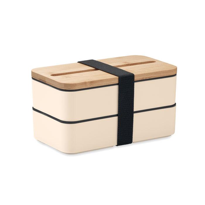 Beige - Front - MidOcean Wint Polypropylene Lunch Box