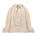 Front - MidOcean Moira Canvas Drawstring Bag