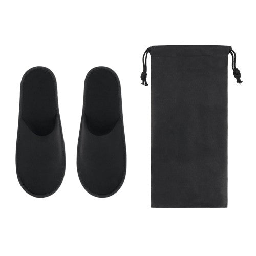 Front - MidOcean Unisex Adult Flip Flap Hotel Mule Slippers