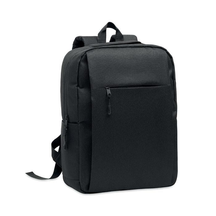 Black - Front - MidOcean Akraos Slim Laptop Backpack