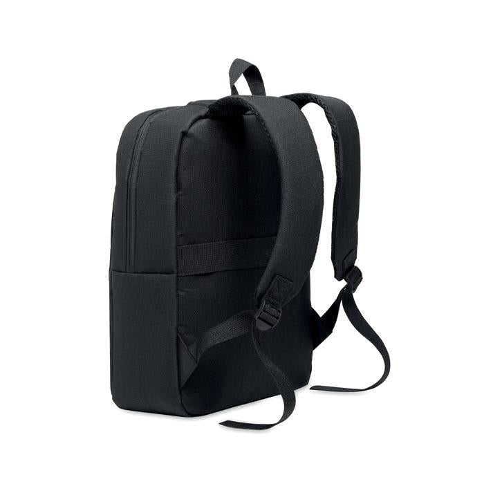 Black - Side - MidOcean Akraos Slim Laptop Backpack
