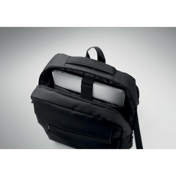 Black - Lifestyle - MidOcean Akraos Slim Laptop Backpack