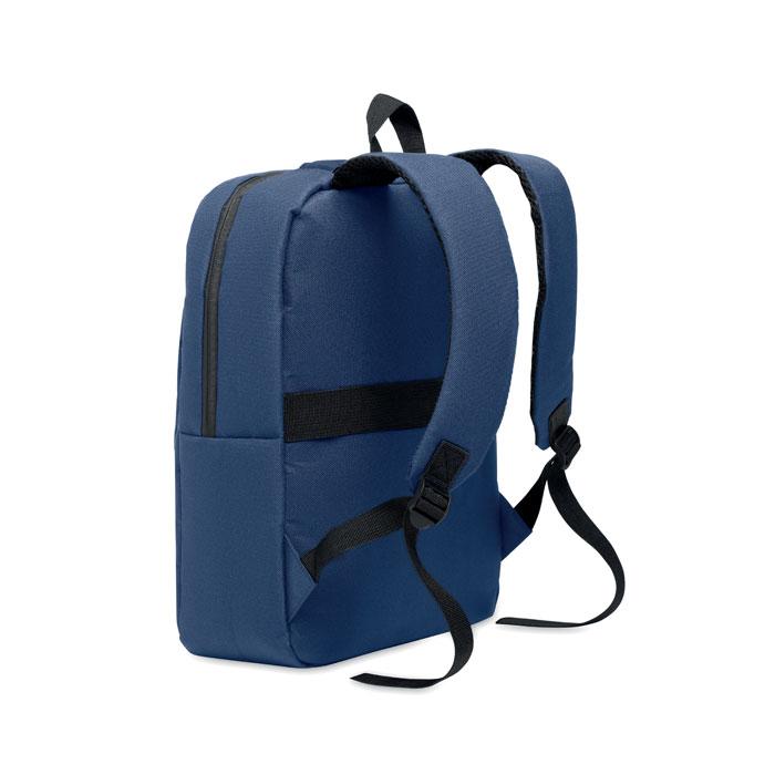 Blue - Back - MidOcean Akraos Slim Laptop Backpack