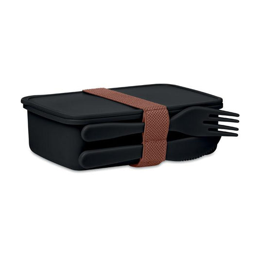 Black - Front - MidOcean Sunday Lunch Box