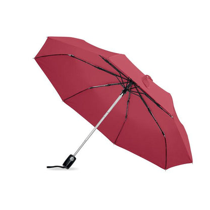 Burgundy - Front - MidOcean Gentlemen Windproof Stick Umbrella