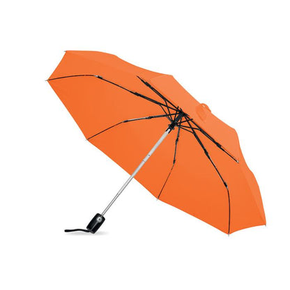 Orange - Front - MidOcean Gentlemen Windproof Stick Umbrella