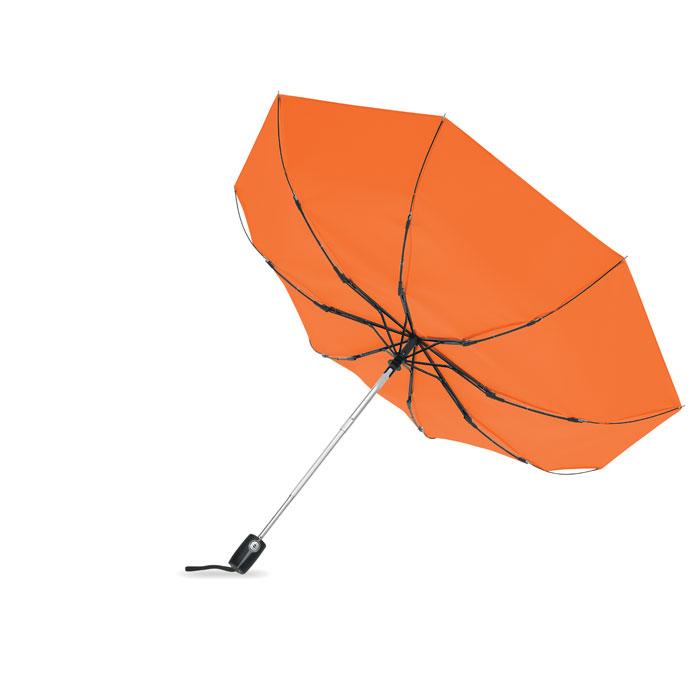 Orange - Side - MidOcean Gentlemen Windproof Stick Umbrella