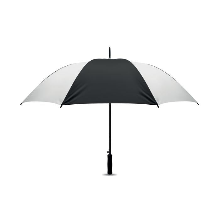 White-Black - Front - MidOcean Swansea Stick Umbrella