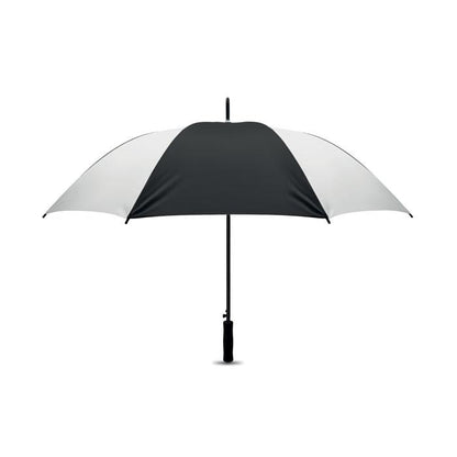 White-Black - Front - MidOcean Swansea Stick Umbrella
