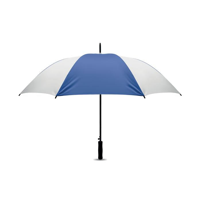 White-Dark Blue - Front - MidOcean Swansea Stick Umbrella